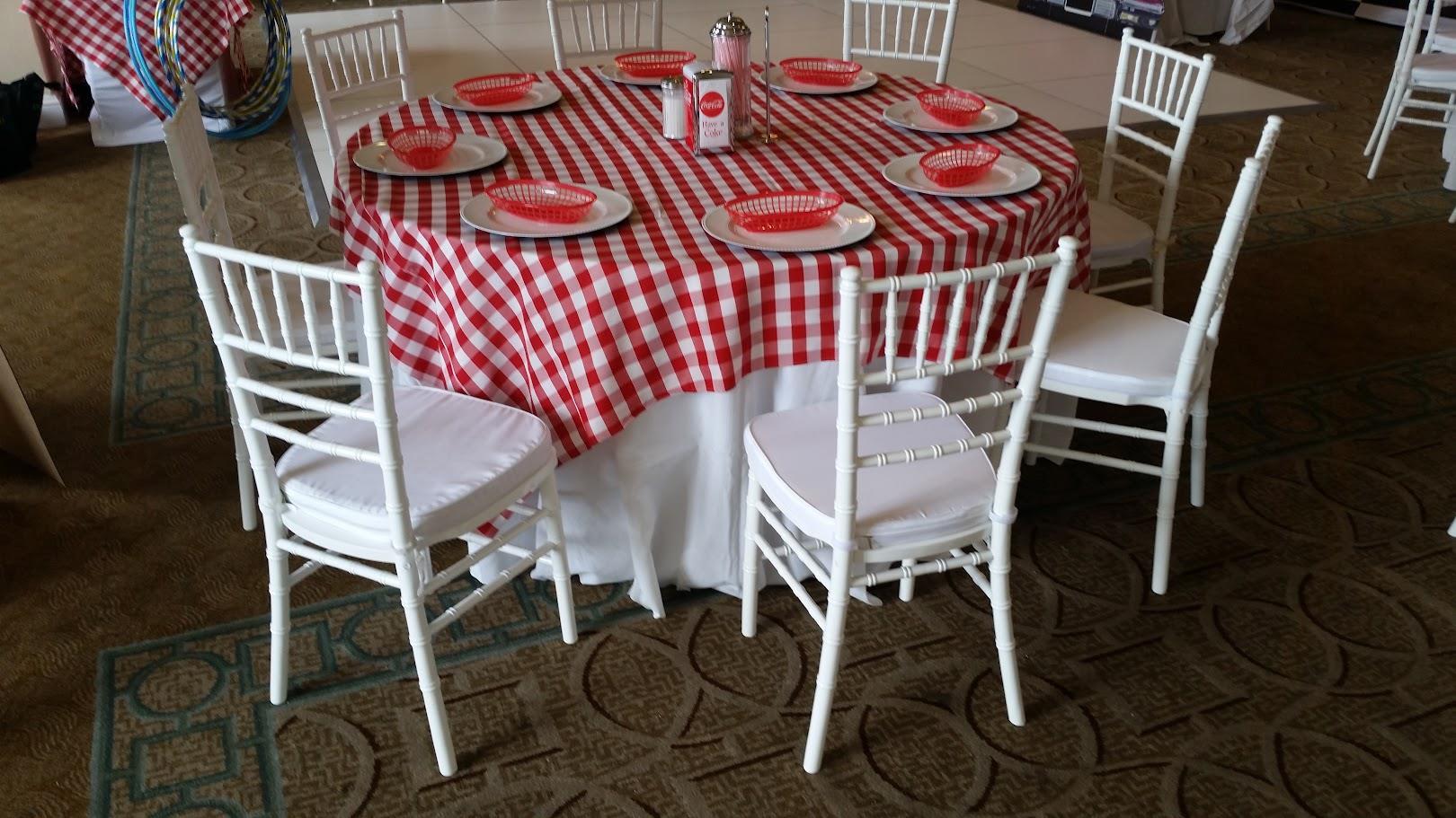 Rental store for White Chiavari Chairs in St. Petersburg FL